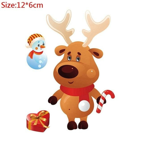 Christmas Window Stickers Christmas Decorations for Home Navidad 2021