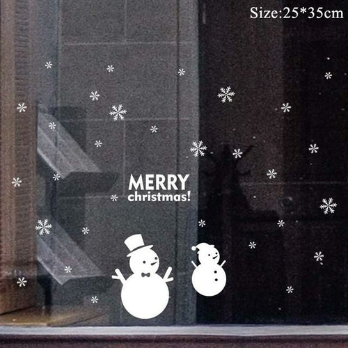 Christmas Window Stickers Christmas Decorations for Home Navidad 2021