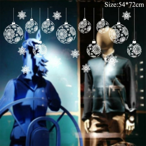 Christmas Window Stickers Christmas Decorations for Home Navidad 2021