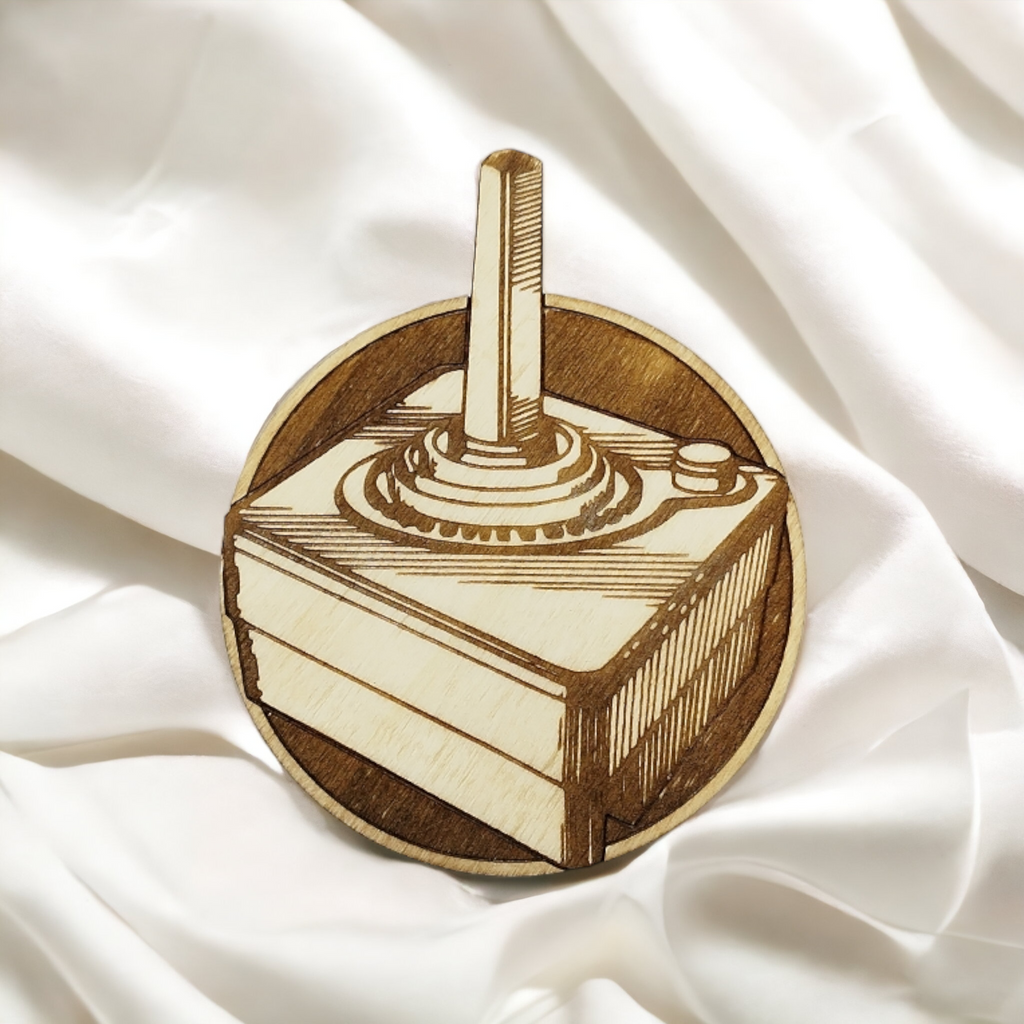 Juego de 6 posavasos de madera con forma de mando de videojuegos - Regalo hecho a mano - Inauguración de casa - Utensilios de cocina de madera - Gamer