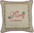 ML10219 Feliz Navidad con almohada de acebo